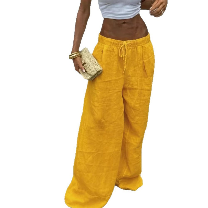 Damen weite Leinenhose Drune