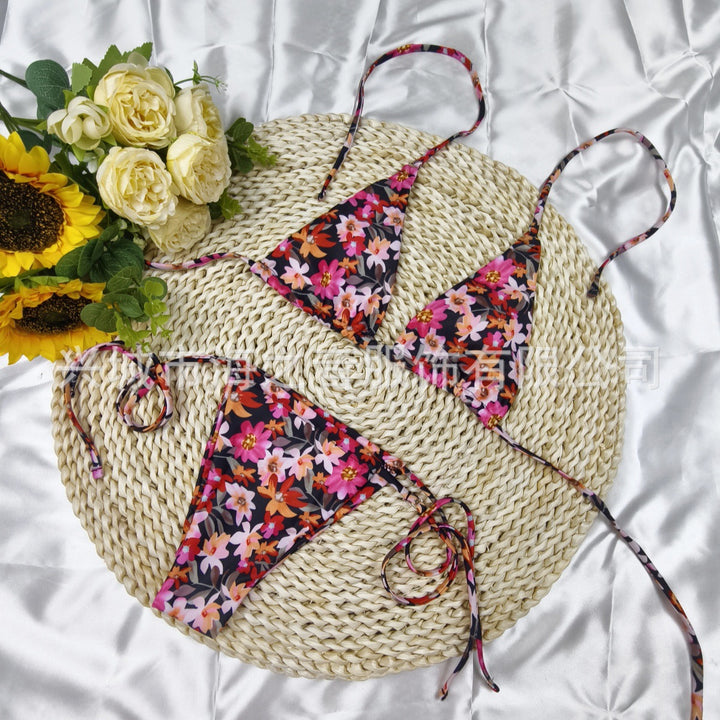 Damen Triangel-Bikini mit verspieltem Punkten-Design Drune