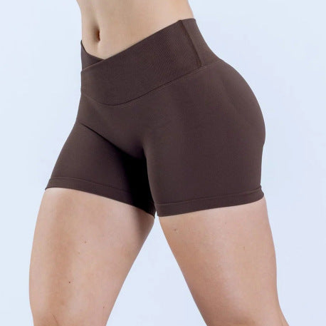 Damen Sportliche Shorts mit hohem Bund und figurformendem Schnitt Drune