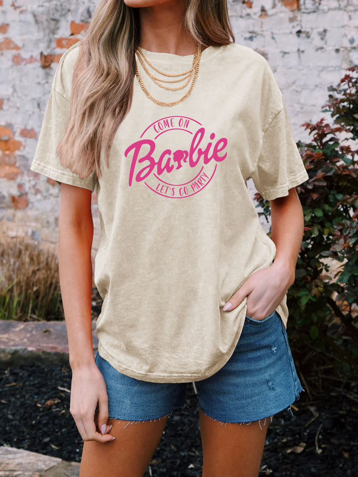 Frauen Grafik Party T-Shirt Drune