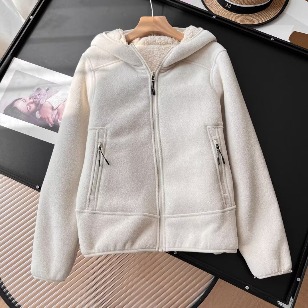 Damen Fleecejacke mit kuscheligem Innenfutter und praktischen Reißverschlusstaschen Drune