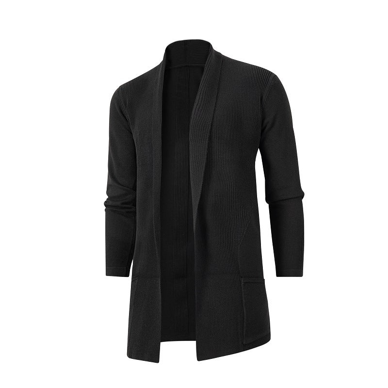 Herren Strickjacke mit offenem Schnitt und praktischen Taschen Drune