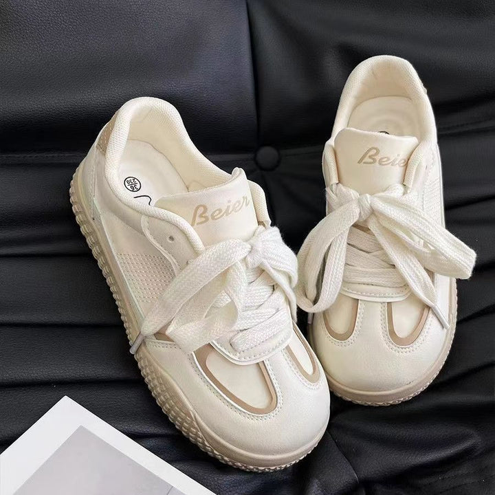 Damen Komfortable Freizeit Sneakers mit atmungsaktiver Einlegesohle Drune