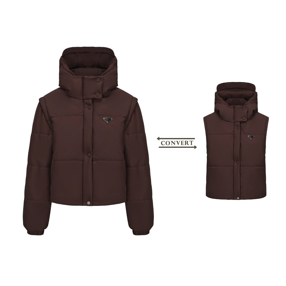 Damen wandelbare Steppjacke Drune