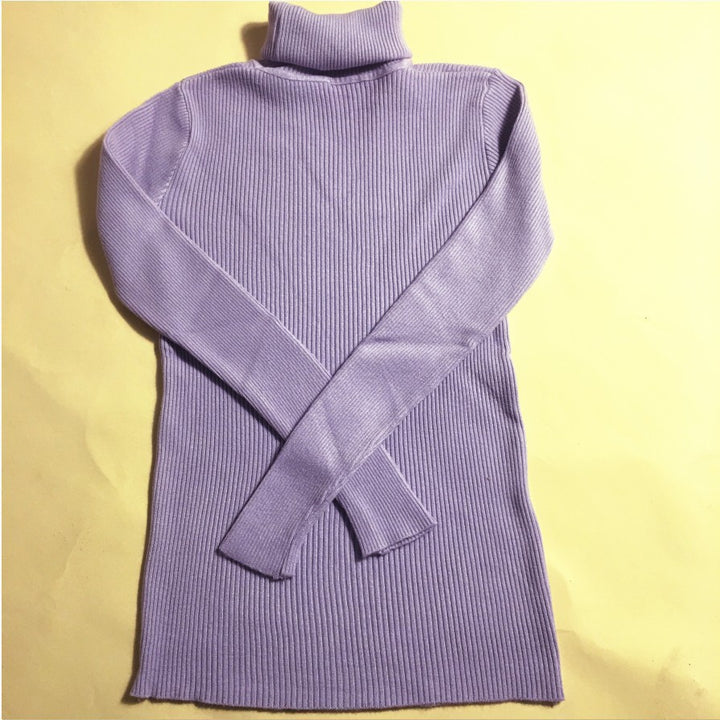 Damen Rollkragenpullover mit feiner Rippstruktur und figurbetonter Passform Drune