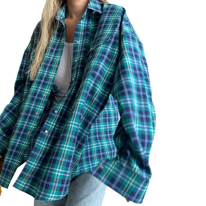 Damen Flanellhemd Drune
