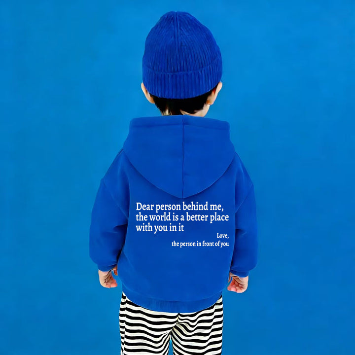 Damen Kapuzenpullover mit motivierendem Schriftzug und lässigem Schnitt Drune