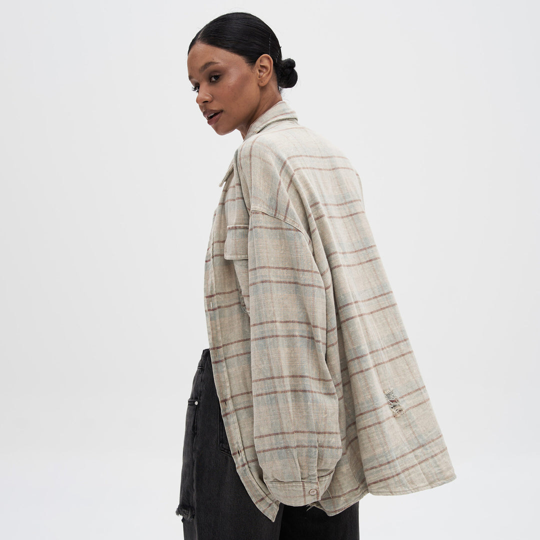 Damen lockere Karottenjacke Drune