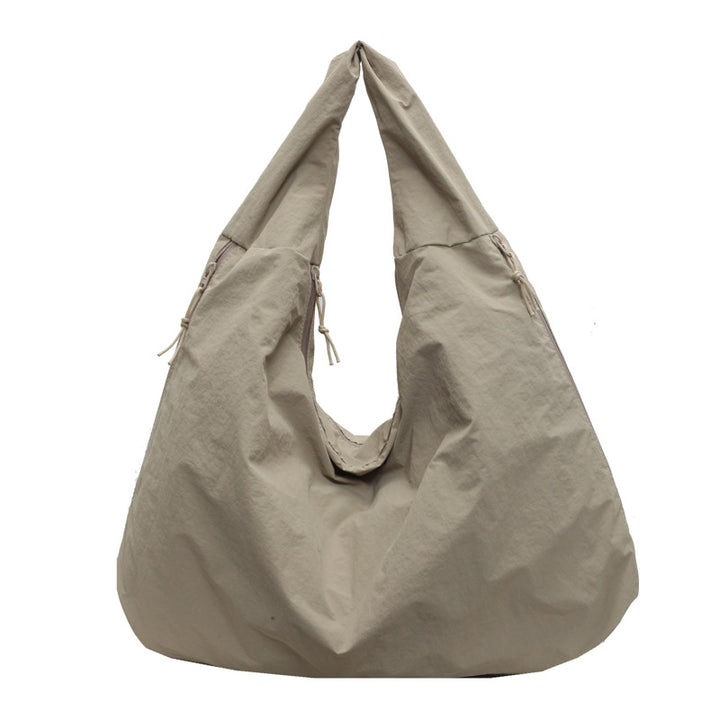 Damen Modern Stoff Hobo Tasche Drune