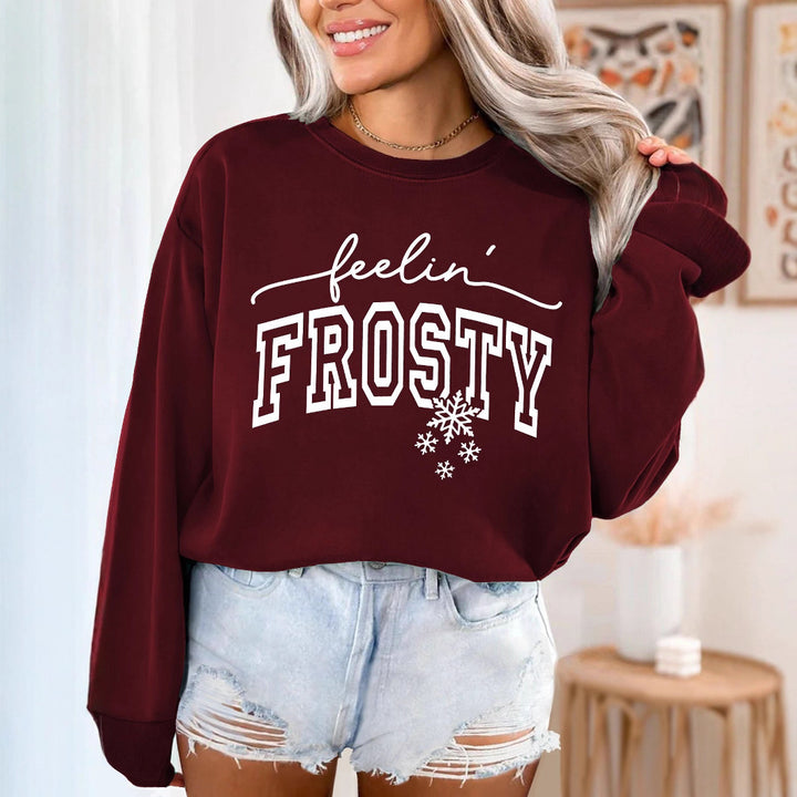 Damen Sweatshirt mit grafischem Aufdruck Drune