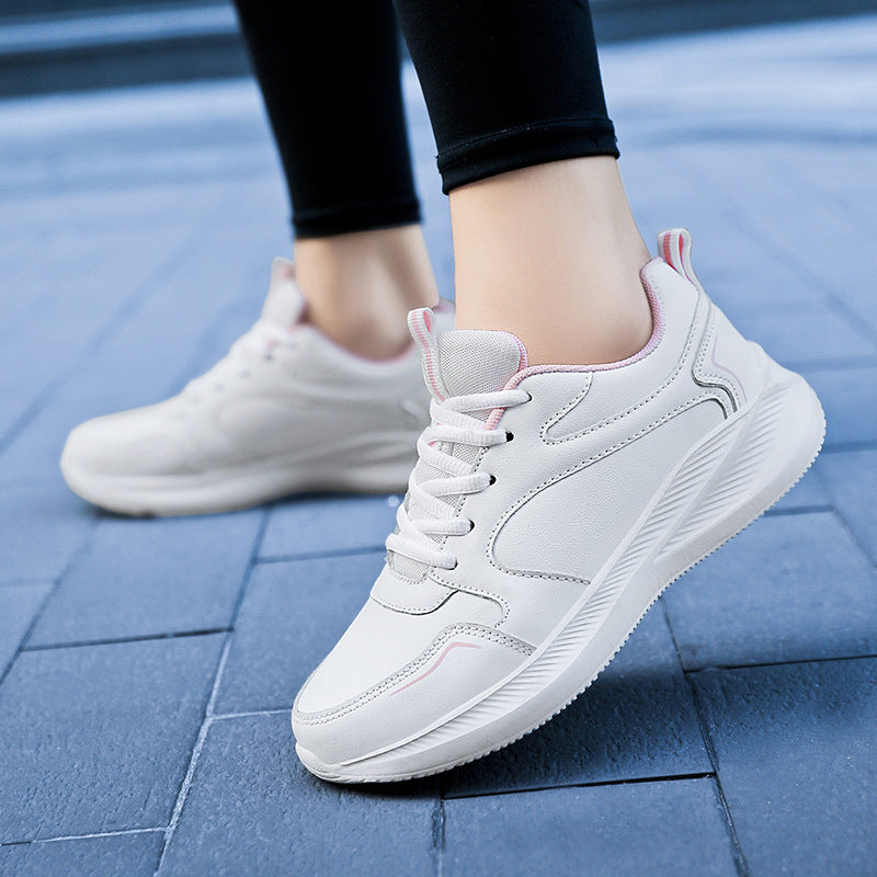 Unisex nan minimalistischer Kunstleder-Sneaker mit ergonomischer EVA-Zwischensohle und Zuglasche Drune