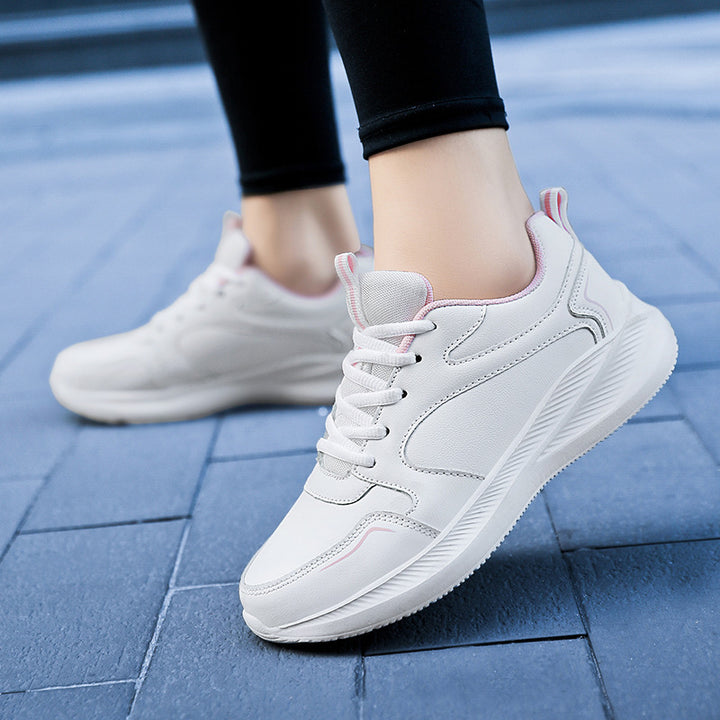 Unisex nan minimalistischer Kunstleder-Sneaker mit ergonomischer EVA-Zwischensohle und Zuglasche Drune