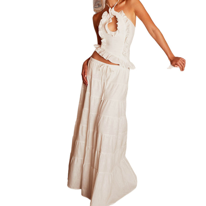 Damen Blusenkleid mit floralen Details Drune
