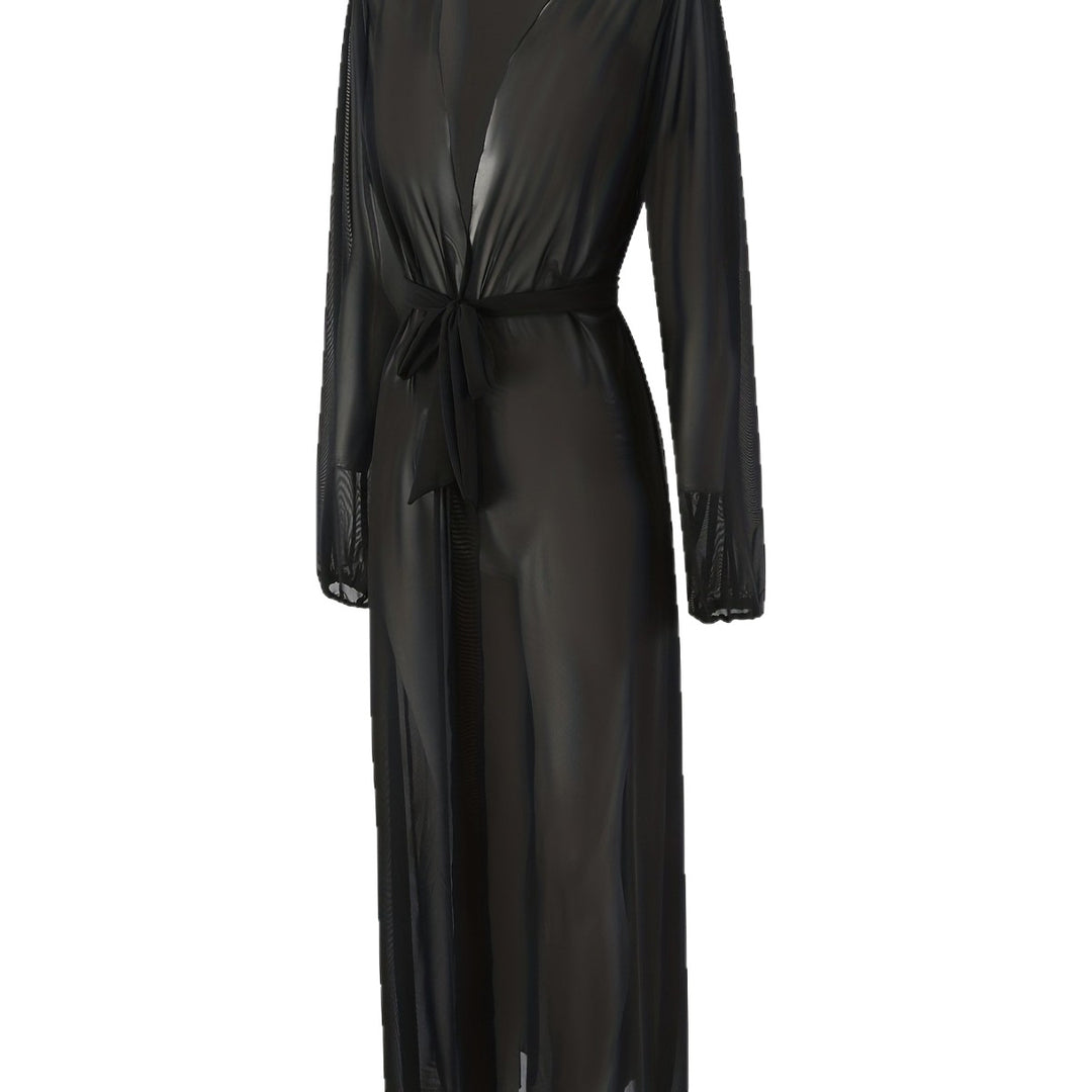 Damen Transparenter Maxikleid Drune