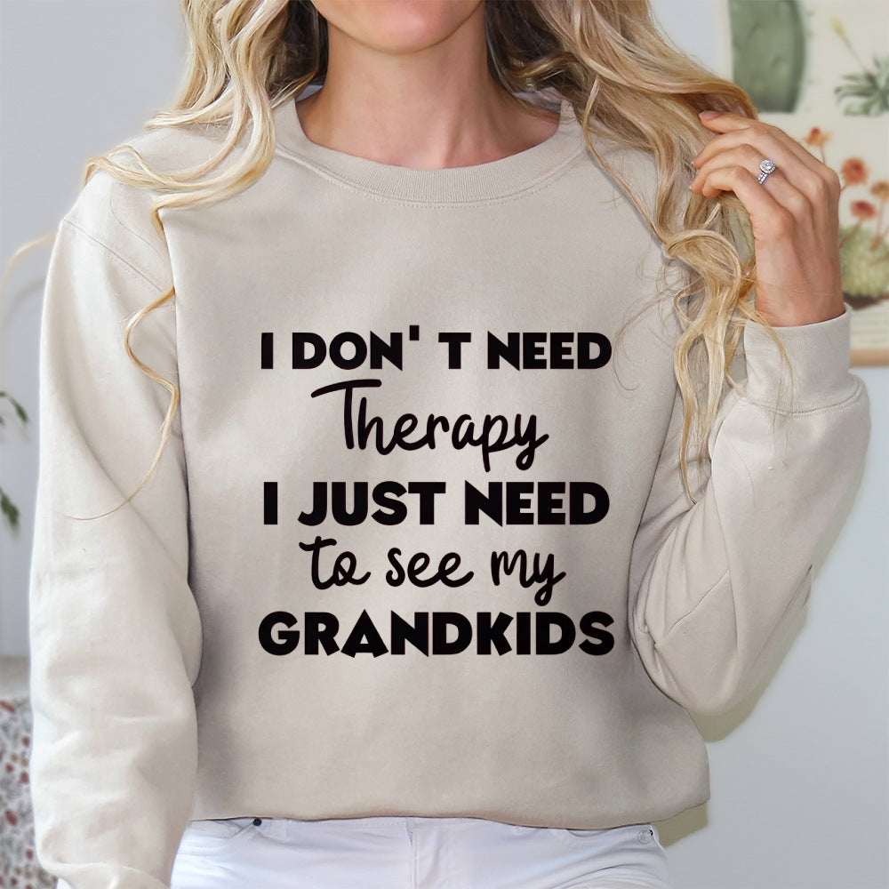 Damen Sweatshirt mit motivierendem Aufdruck und bequemer Passform Drune