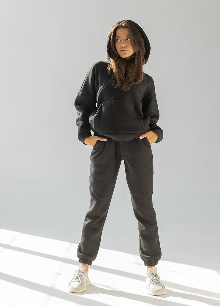 Damen Comfort-Wellness-Hoodie-Set Drune