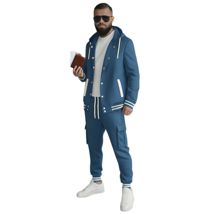 Herren sportlicher Freizeitanzug mit funktionalen Taschen und hochwertiger Verarbeitung Drune