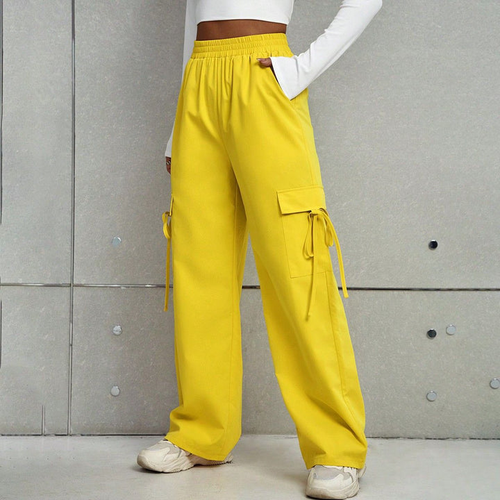 Damen Cargo-Hose mit elastischem Bund und praktischen Taschen Drune