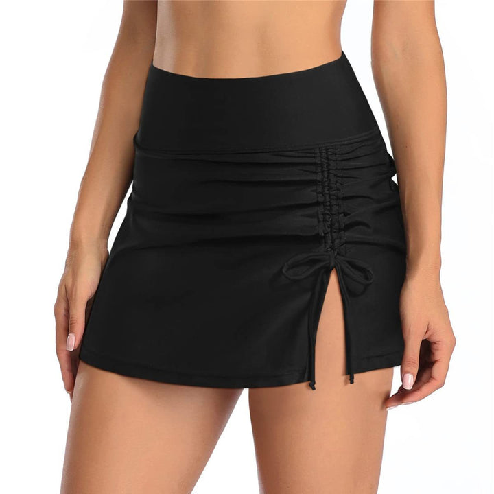 Damen sportlicher Wickelrock mit verstellbarem Cut-Out Drune