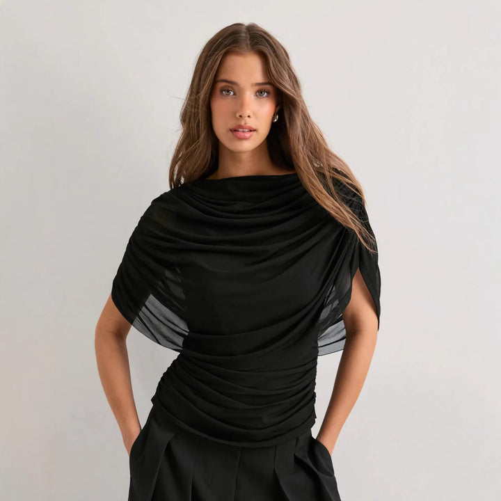 Damen stilvolles Drapiertop Drune