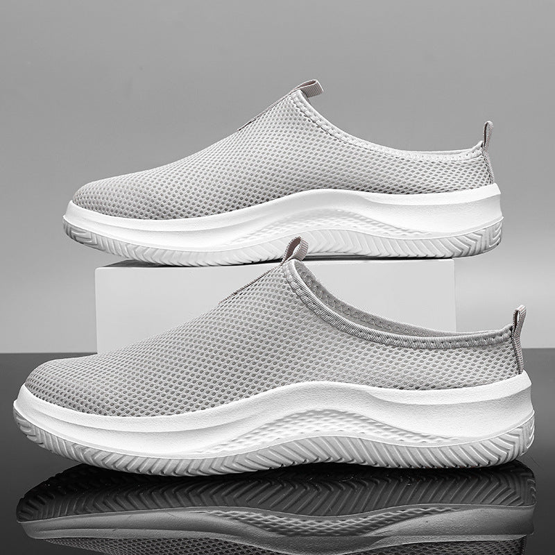 Unisex nan leichter Netzgewebe-Schlupf-Sneaker mit atmungsaktivem Obermaterial, dämpfender EVA-Zwischensohle und rutschfester Profilsohle Drune