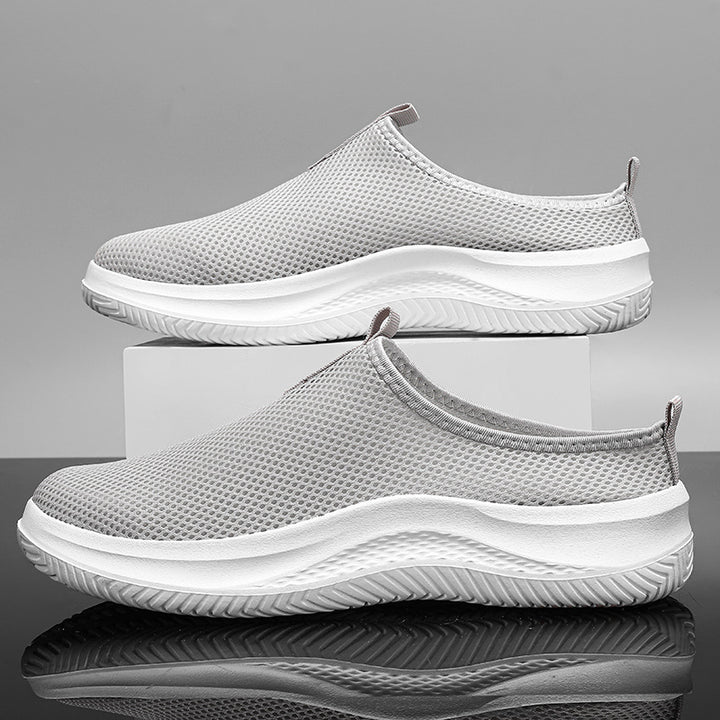 Unisex nan leichter Netzgewebe-Schlupf-Sneaker mit atmungsaktivem Obermaterial, dämpfender EVA-Zwischensohle und rutschfester Profilsohle Drune