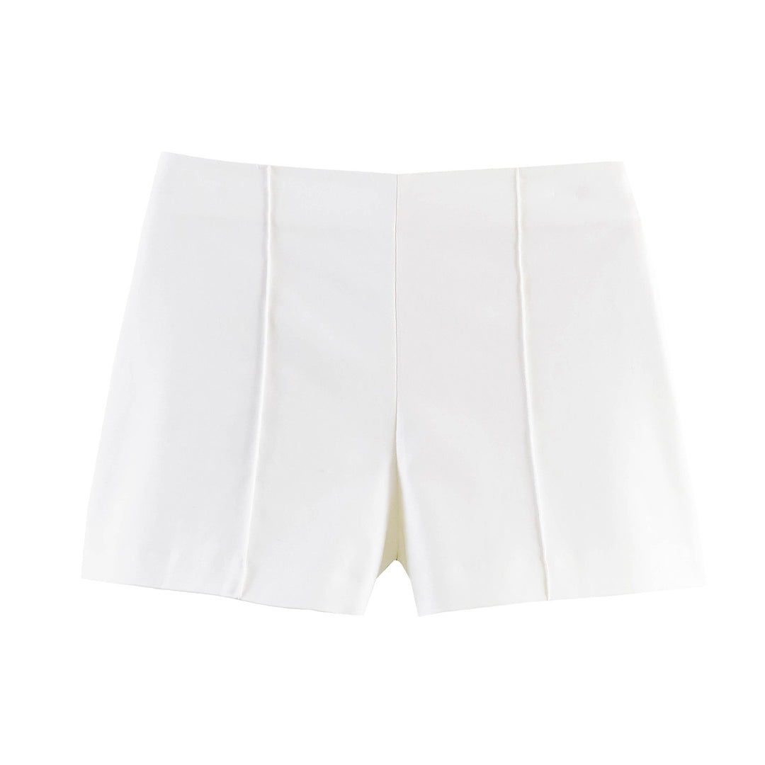 Damen elegante Shorts mit modernen Plissee-Details Drune