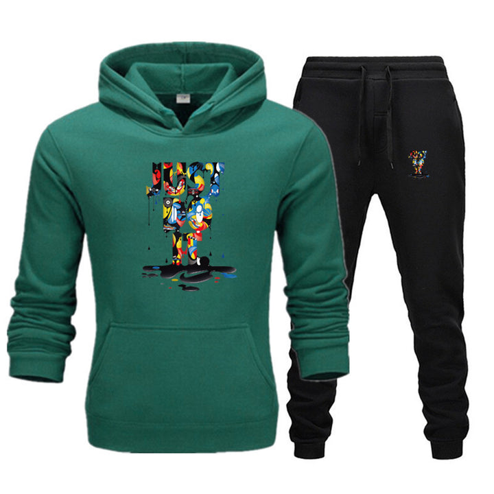 Damen Kapuzenpullover und Jogginghose Set Drune