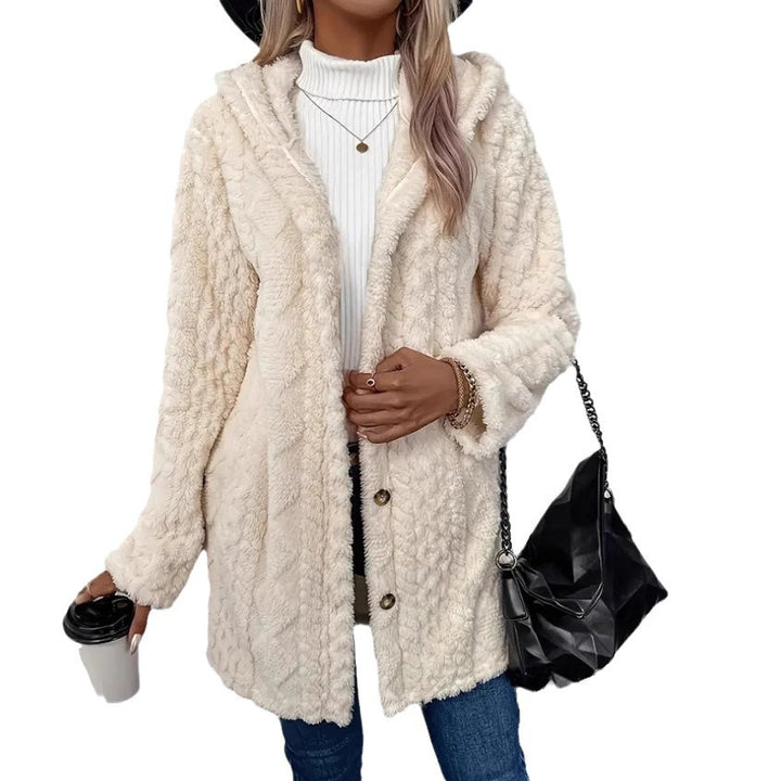 Damen Kuschelige Fleecejacke Drune