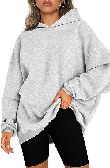 Damen Oversized Kapuzenpullover Drune