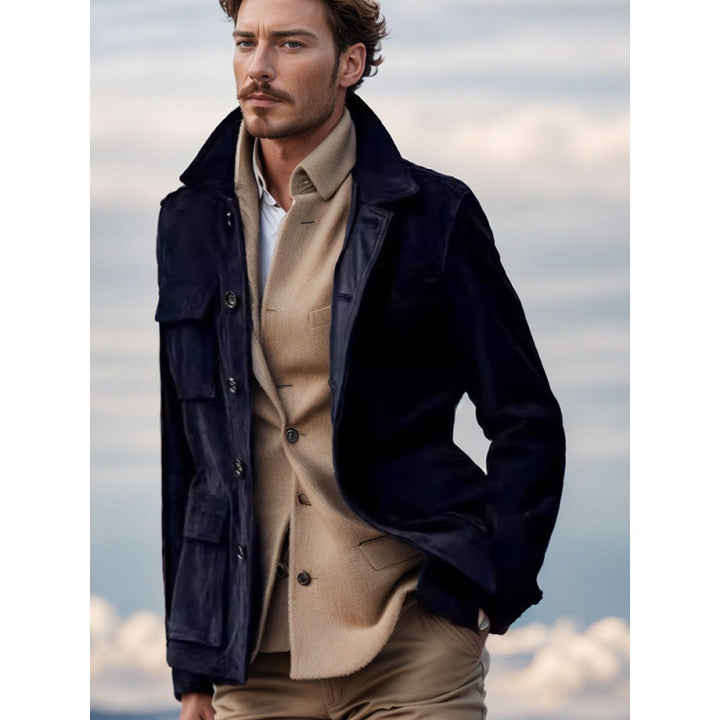 Damen praktische Jacke im modernen Look mit aufgesetzten Taschen Drune