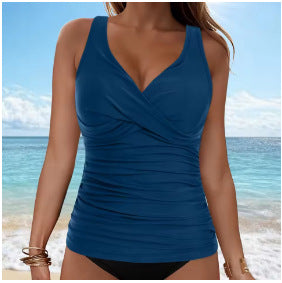 Drune | Bauchkontrolle Haken Design Bedrucktes Tankini Set