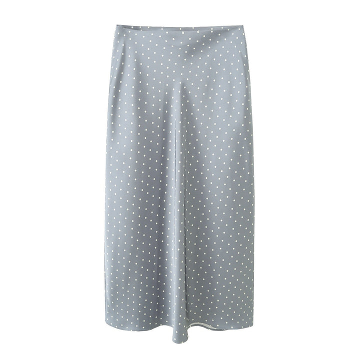 Damen Maxirock mit elegantem Punktedesign und fließendem Schnitt Drune