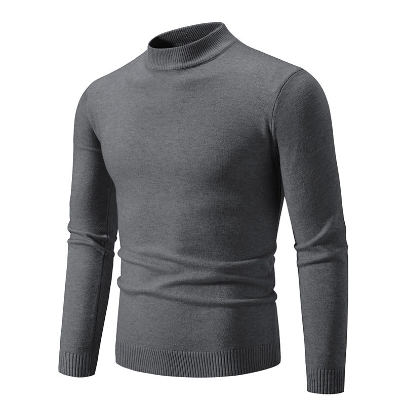 Herren Rollkragenpullover aus weichem Strickmaterial Drune