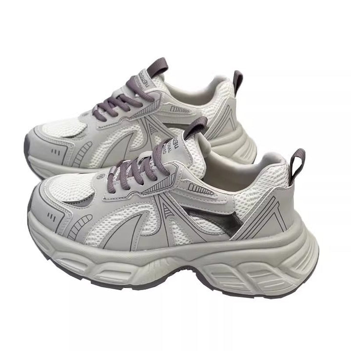 Damen Sportliche Laufsneaker mit atmungsaktiver Mesh-Technologie und dämpfendem Sohlenprofil Drune