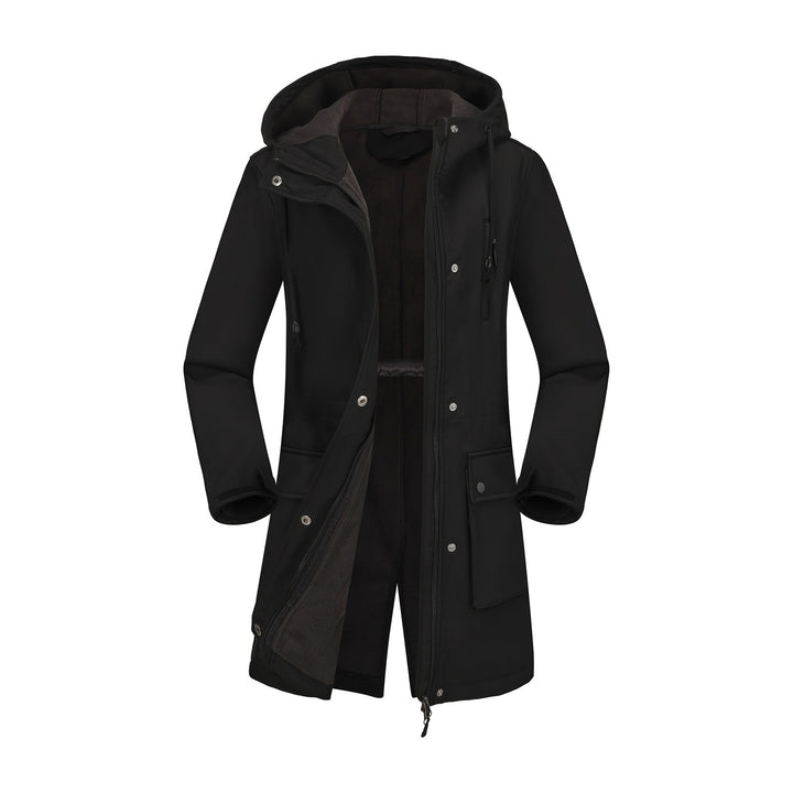 Damen funktionale Outdoor-Jacke mit verstellbarem Taillenzug und Innenfutter Drune