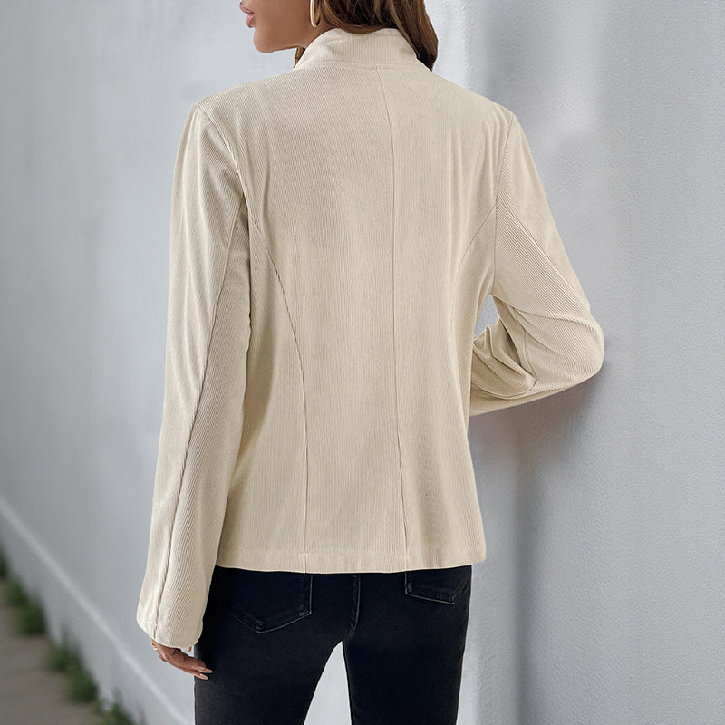 Damen elegante Freizeitjacke mit Knopfdetails und modischem Schnitt Drune