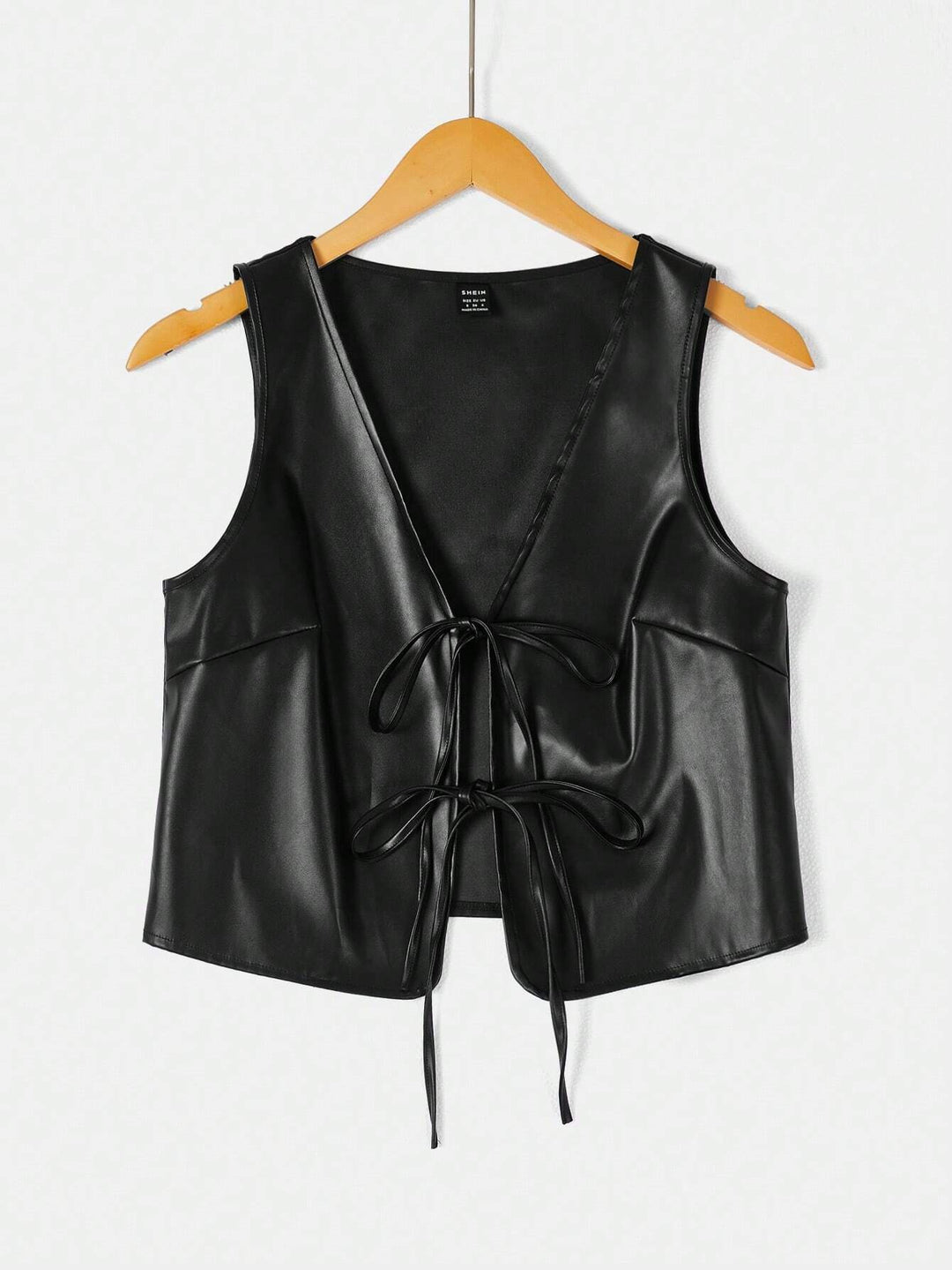 Damen elegantes Cropped-Top mit zeitgemäßer Schnürung Drune