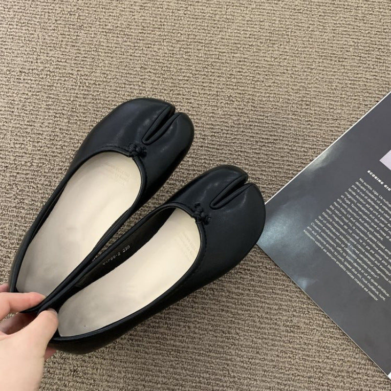 Damen Ballerinas mit eleganter Schlitz-Details und bequemer Innensohle Drune