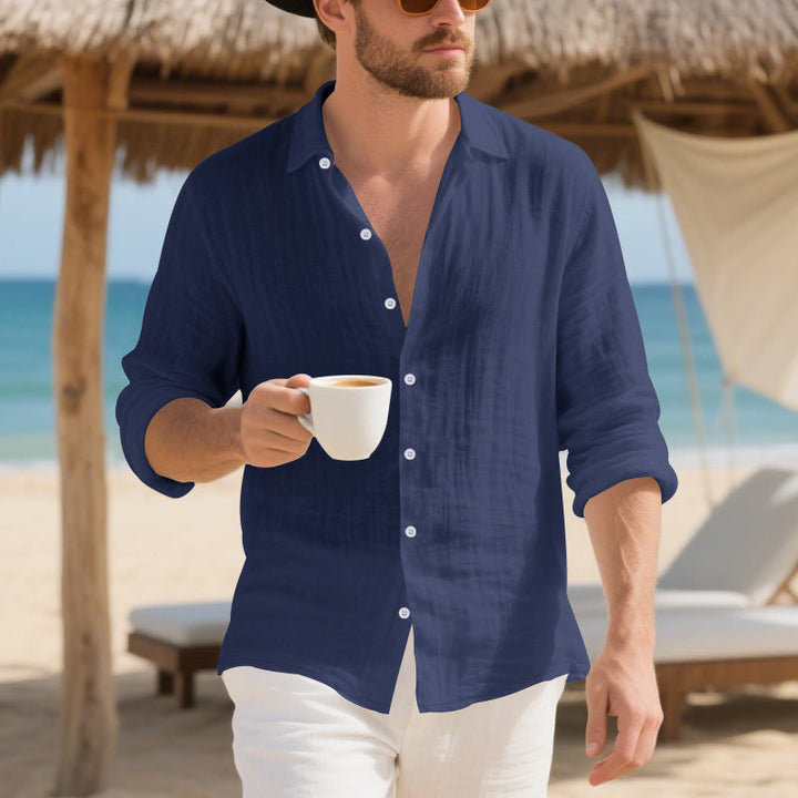 Herren Leichtes und atmungsaktives Sommerhemd Drune