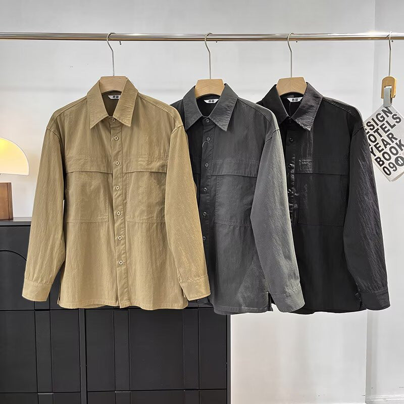 Damen Lässiges Overshirt mit praktischen Brusttaschen Drune