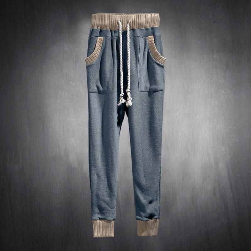 Herren Sportliche Jogginghose mit bequemen seitlichen Eingrifftaschen und elastischem Bund Drune