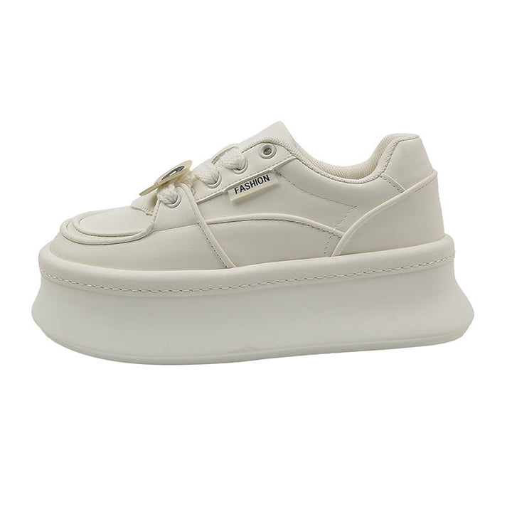 Damen Sportliche Plateau-Sneaker mit modischem Design und bequemer Dämpfung Drune