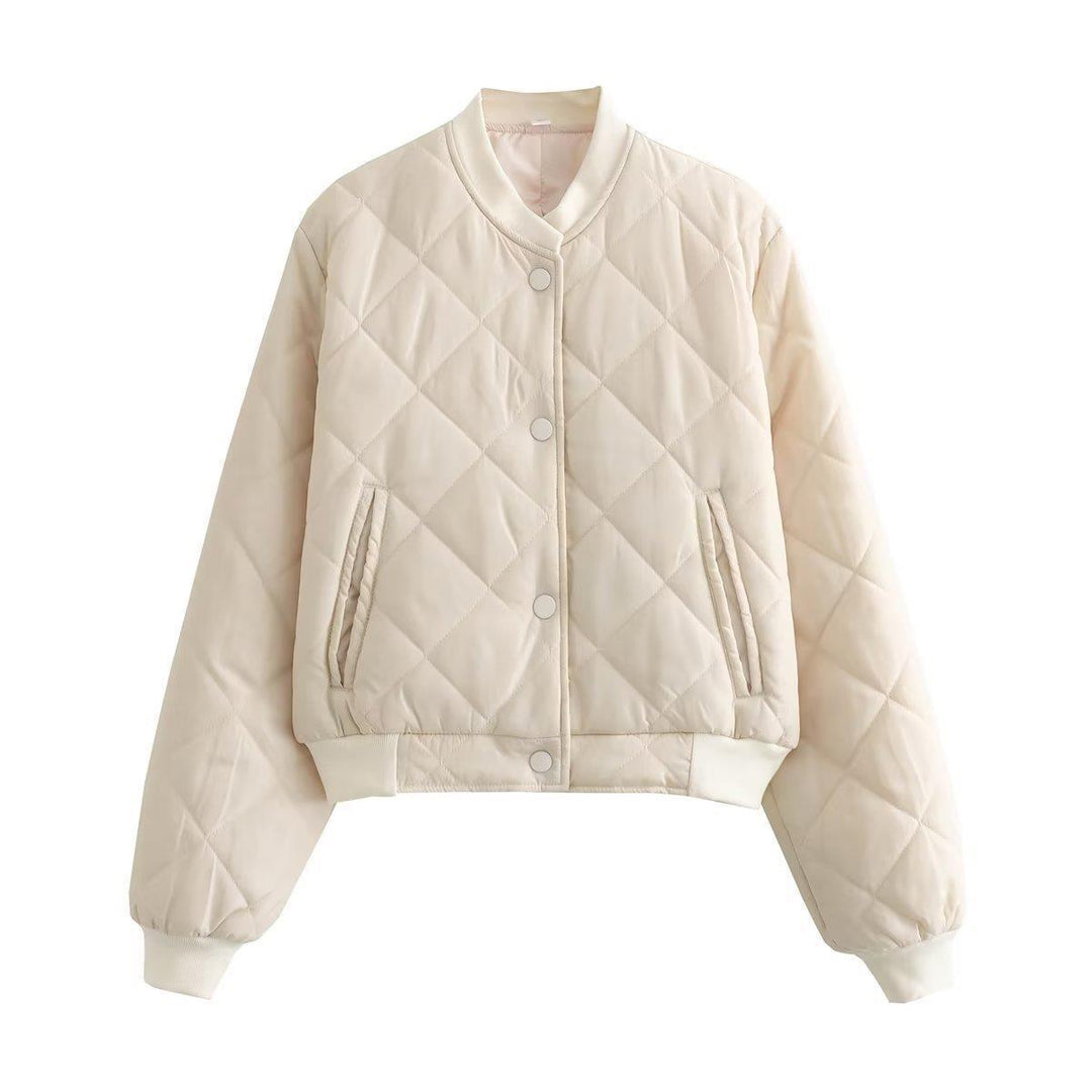Damen gesteppte Übergangsjacke mit komfortablem Schnitt und praktischen Taschen Drune