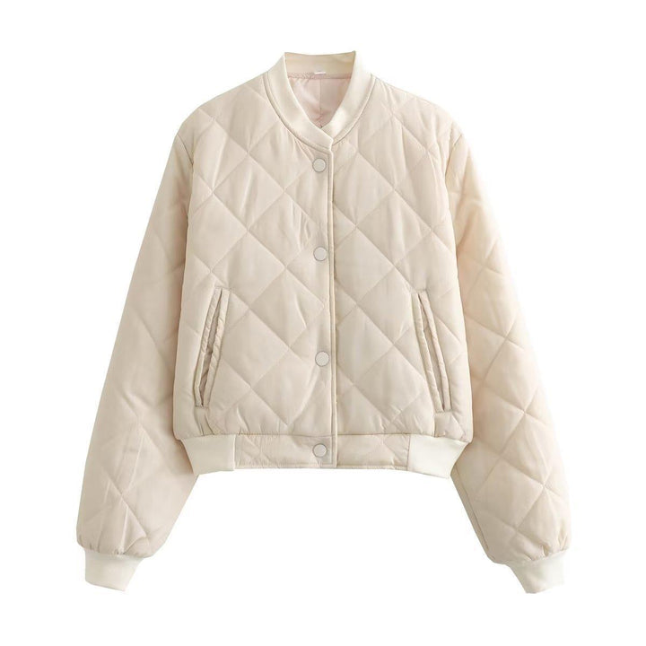 Damen gesteppte Übergangsjacke mit komfortablem Schnitt und praktischen Taschen Drune