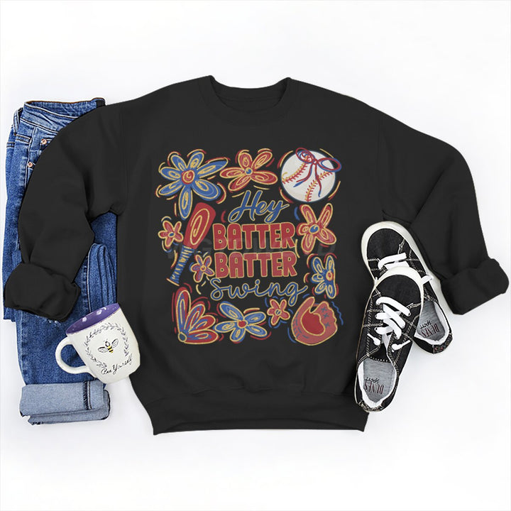 Damen Sweatshirt mit kreativem Baseball-Motiv und lässigem Schnitt Drune