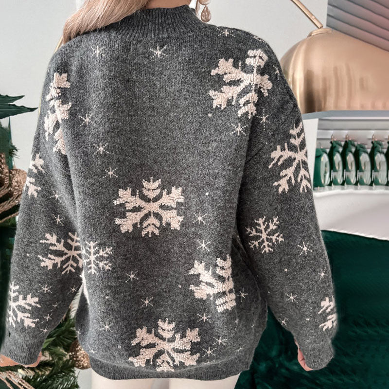 Drune | Süßer Weihnachtsstrickpullover mit Muster