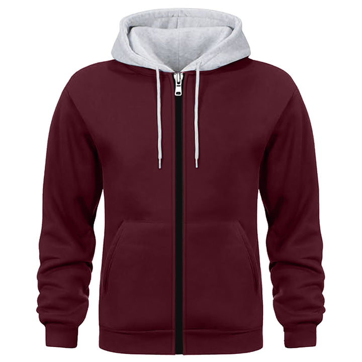 Herren Kapuzenjacke mit doppellagigem Material Drune