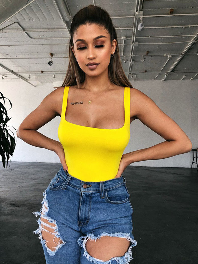 Damen Crop Top mit anschmiegsamem Schnitt Drune