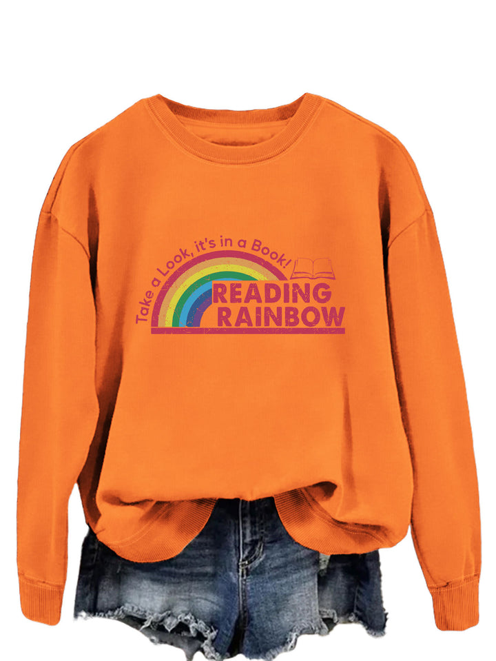 Damen lässiger Sweatshirt mit einzigartigem Druck Drune